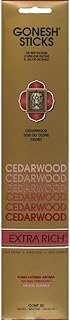 GONESH Cedarwood Incense Sticks 20 Count