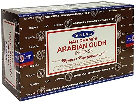 Satya Nag Champa Oudh Incense Sticks Pack of 12