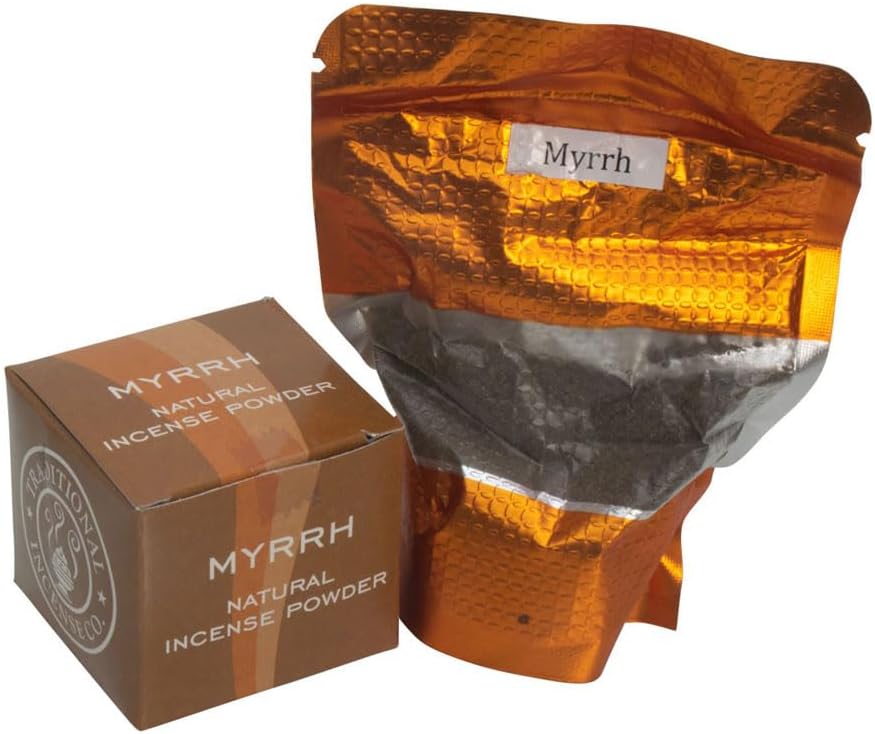Myrrh Natural Incense Powder Red 34 Oz
