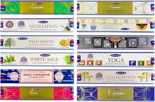 Natures Own Incense Sticks 12 Boxes Variety Pack