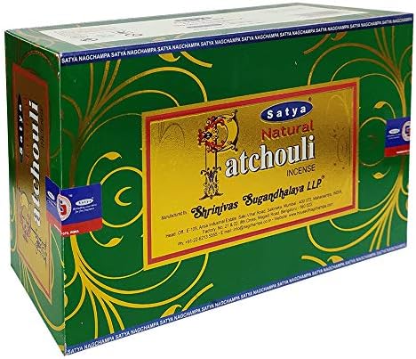 TRUMIRI Natural Patchouli Incense Sticks and Holder Bundle