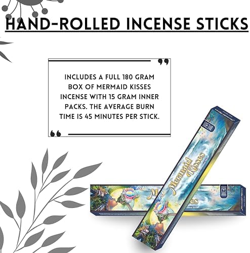 Soul Sticks Natural Incense Sticks 12 Pack Box Mermaid Kisses