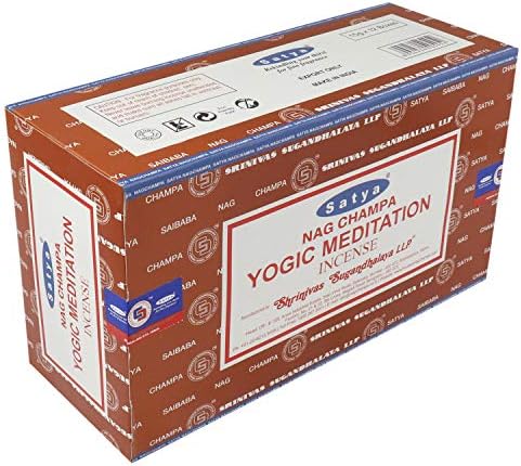 SATYA Nag Champa Incense Sticks 12 Packs