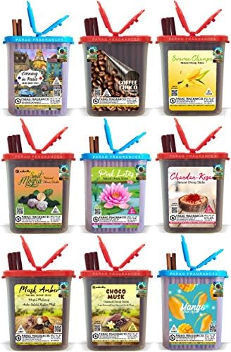 Parag Fragrances Musk Amber Premium Dhoop Sticks 100gm Monthly Pack