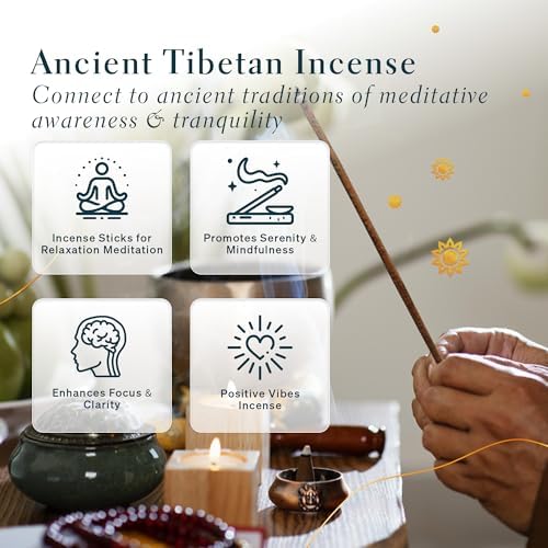 Tibetan Agarwood Incense Pack of 3 for Meditation and Yoga