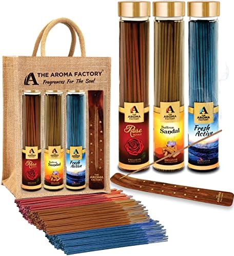 The Aroma Factory Organic Incense Sticks Set