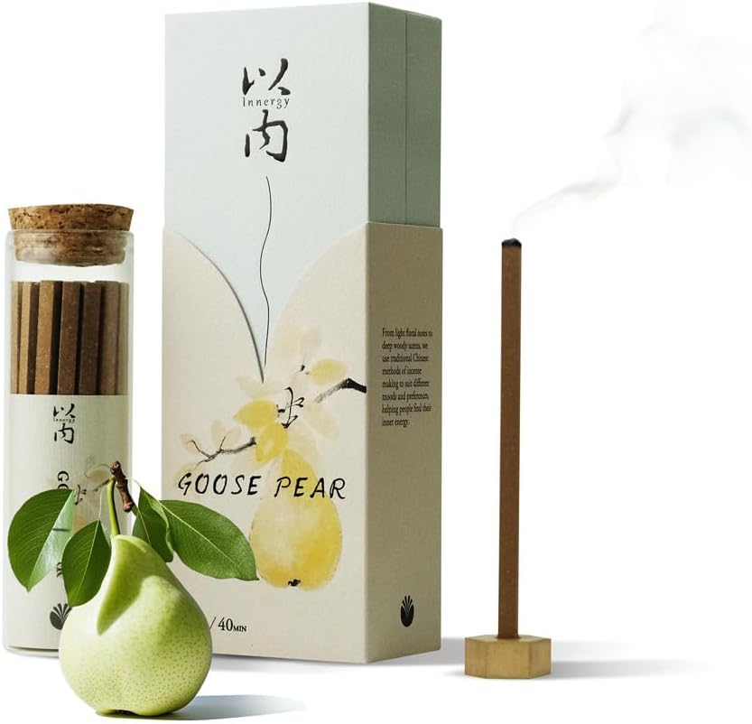 Yoga Relaxation Innergy Goose Pear Square Incense Sticks
