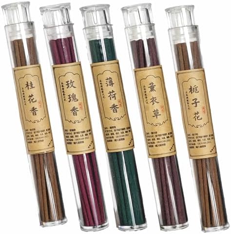 Chinese Incense Sticks Gift Set - 5 Pack 120 Sticks