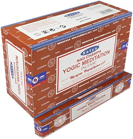 SATYA Nag Champa Incense Sticks 12 Packs