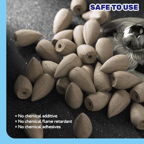100Pcs Agarwood Incense Cones for Meditation Yoga