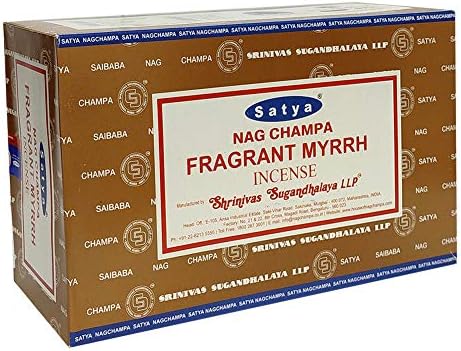 TRUMIRI Fragrant Myrhh Incense Sticks and Holder Bundle
