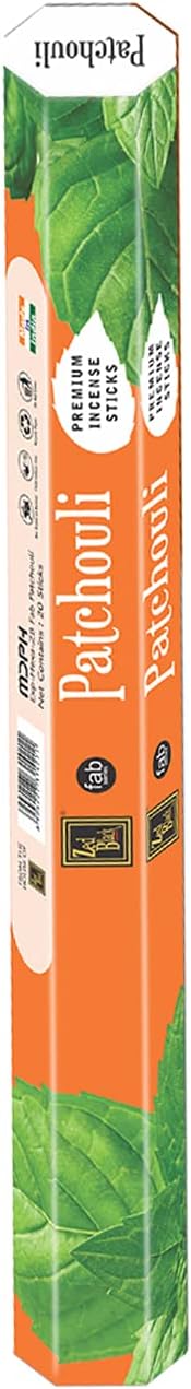 ZED BLACK Premium Patchouli Incense Sticks - 120 Total