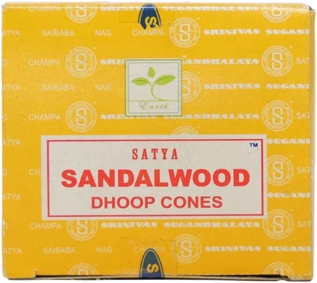 Giftbrit Satya Sandalwood Incense Sticks 3 Pack with Holder