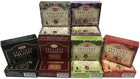 Hem Incense Cones Variety Pack with Burner