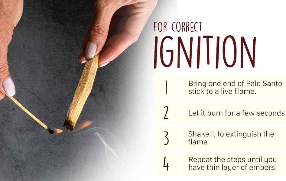 PALOSANTO - Organic Palo Santo Incense Sticks for Meditation and Stress Relief