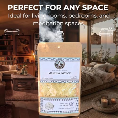 Mastihia Incense Resin Tears - Pure for Aromatherapy and Meditation