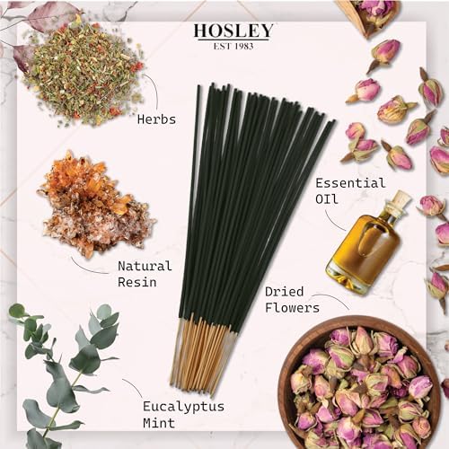 Hosley 120 Pack Incense Sticks Eucalyptus Mint