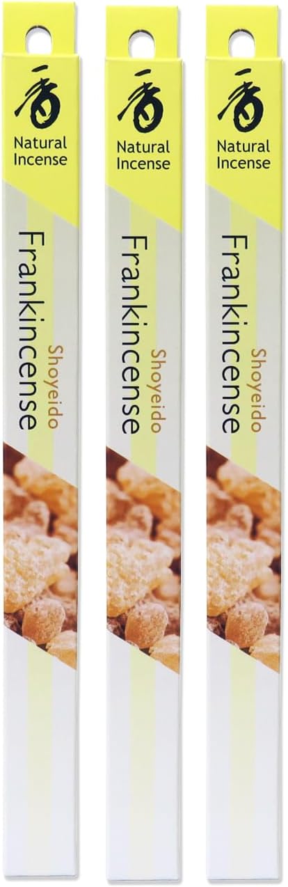 Shoyeido Frankincense Incense 3 Pack of 35 Sticks