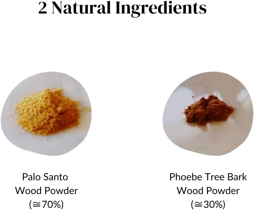 Palo Santo Incense Cones 100 Natural Sustainably Harvested in Peru 24-Pack