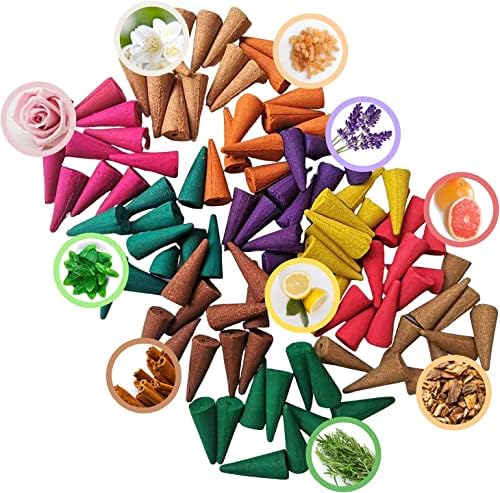 Inscents Waterfall Essential Relaxing Incense Cones - 100 Pack