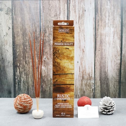 Hosley 240 Pack Incense Sticks Rustic Sandalwood