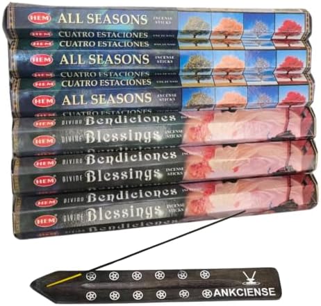 Sandalwood Vanilla Incense Bundle with Holder 120 Sticks