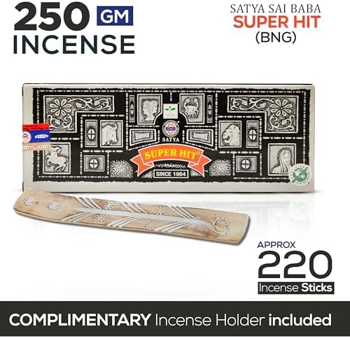 Satya Super Hit Sticks 250g Pack with Raajsee Holder