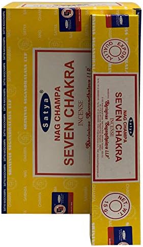 Seven Chakra Incense Sticks and Holder Set