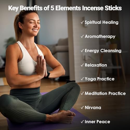 Simply Vedic Premium 5 Elements Incense Sticks Set