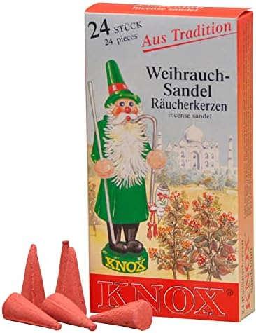 Knox Sandal Scent German Incense Cones for Christmas Smokers