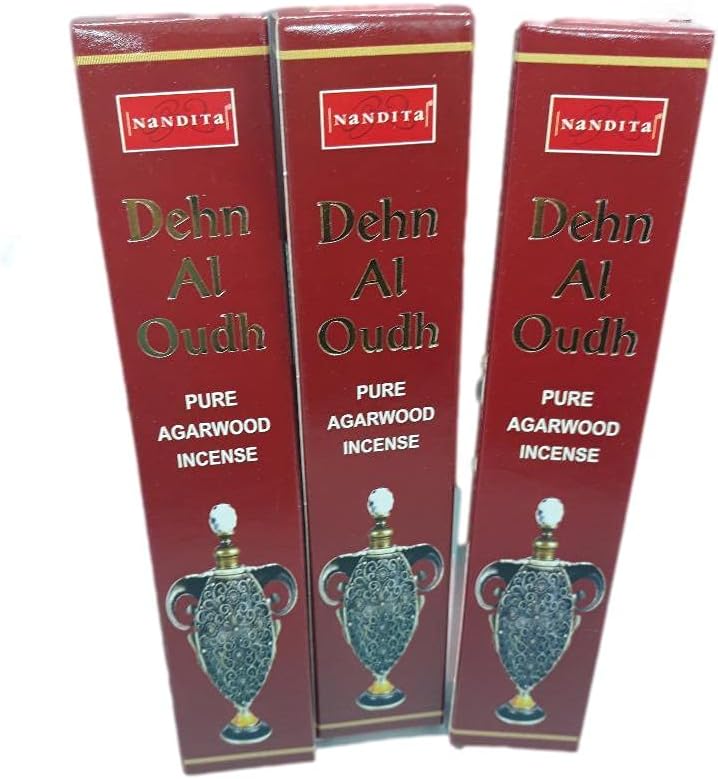 Pack of Three Boxes Nandita Dehn Al Oudh 15g Incense Sticks