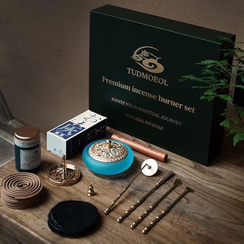 Powder Incense Burner Kit with Gift Box - Blue