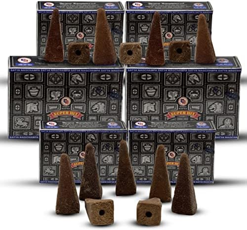 Super Hit Backflow Incense Cones - Pack of 6
