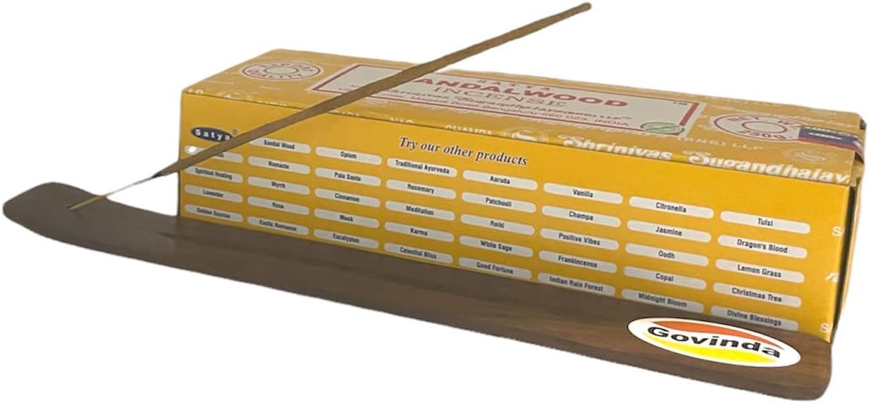 Govinda Sandalwood Incense 250 Grams with Holder
