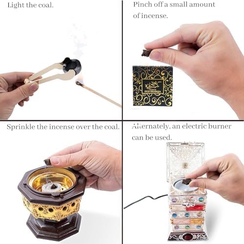 Bakhoor Oud Sharqia Incense Bricks - 40g Pack of 03