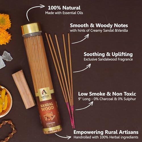 The Aroma Factory Chandan Sandalwood Incense Sticks