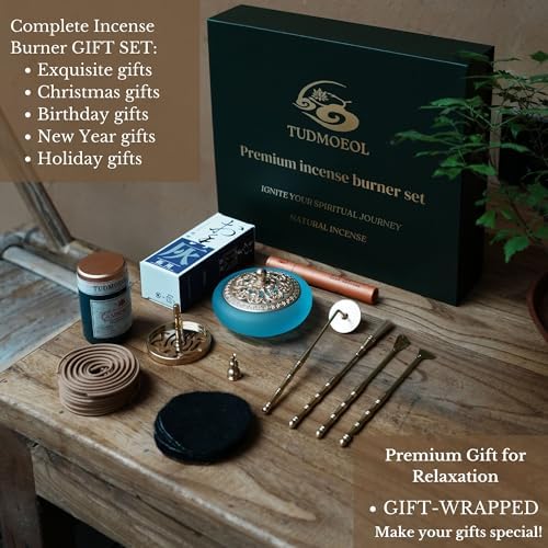 Powder Incense Burner Kit with Gift Box - Blue