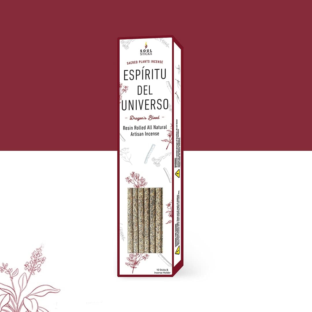 Soul Sticks Dragons Blood Incense Sticks 10pcs Non-Toxic