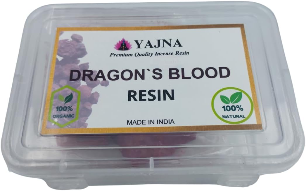 Yajna 100 Pure Dragons Blood Resin for Incense