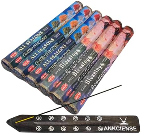 Sandalwood Vanilla Incense Bundle with Holder 120 Sticks