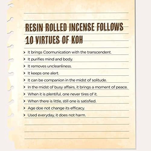 Soul Sticks 10pcs Resin Incense Sticks Non Toxic