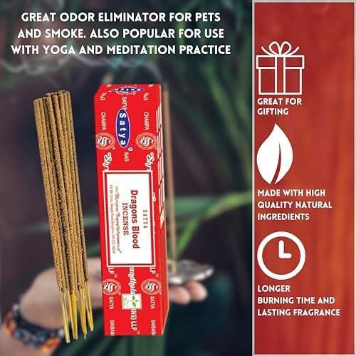 Satya Nag Champa Incense Sticks Dragons Blood