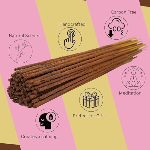 Bless Frankincense and Myrrh Natural Handmade Incense Sticks 80 Sticks
