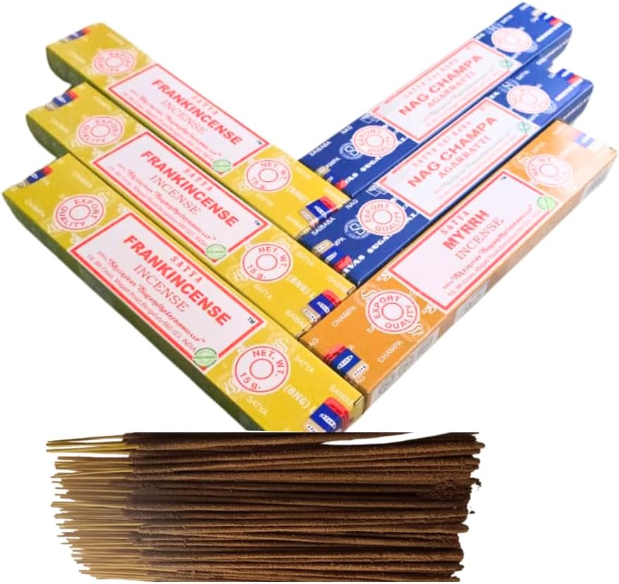 ANKCIENSE Incense Holder Pack of 3 with 90 Sticks 1