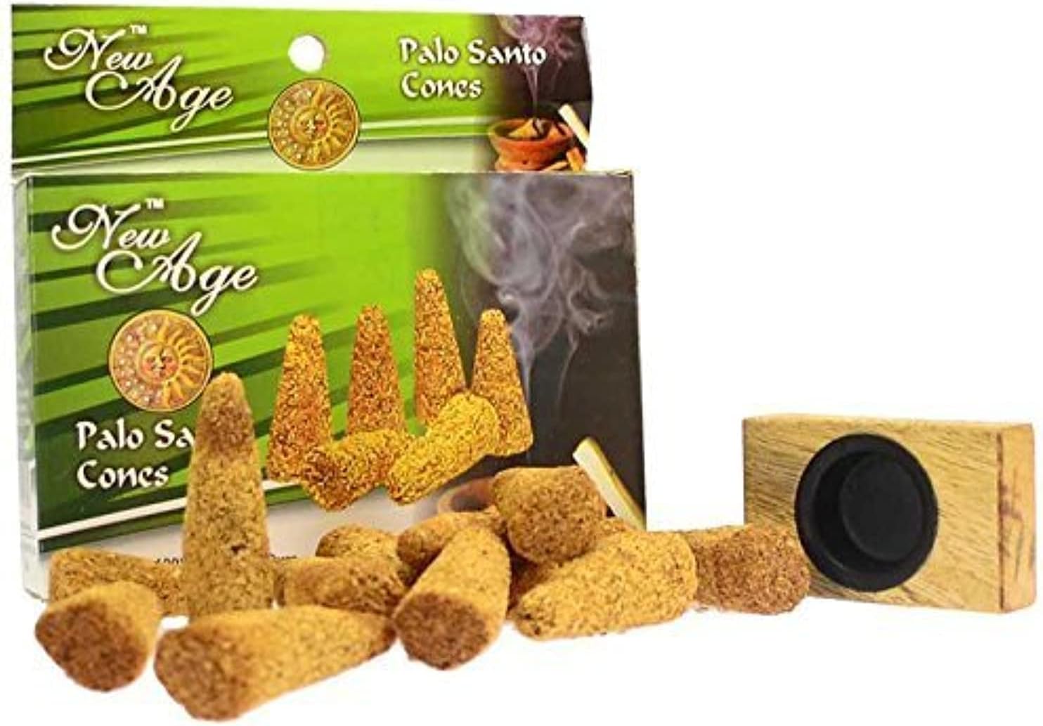 New Age Imports Palo Santo 12 Cones with Burner