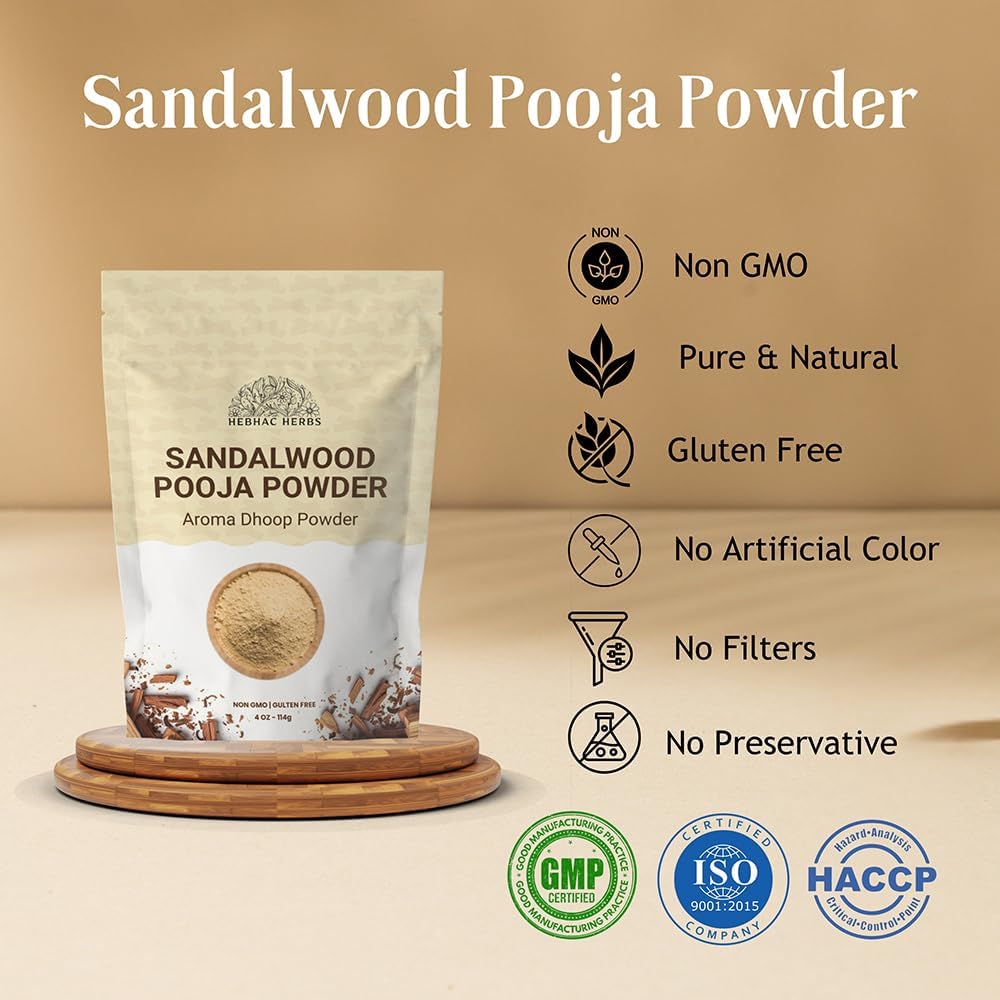 Chandan Sandalwood Incense Powder for Havan and Puja