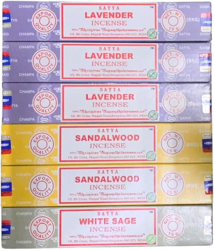 ANKCIENSE Incense Holder with 3 Fragrances 90 Sticks Variety Pack 1