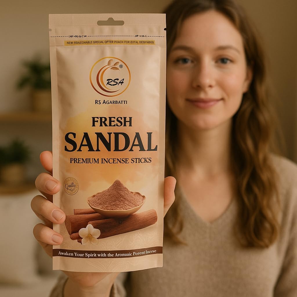 Hashcart Fresh Sandalwood Incense Sticks 65-70 Sticks Pack