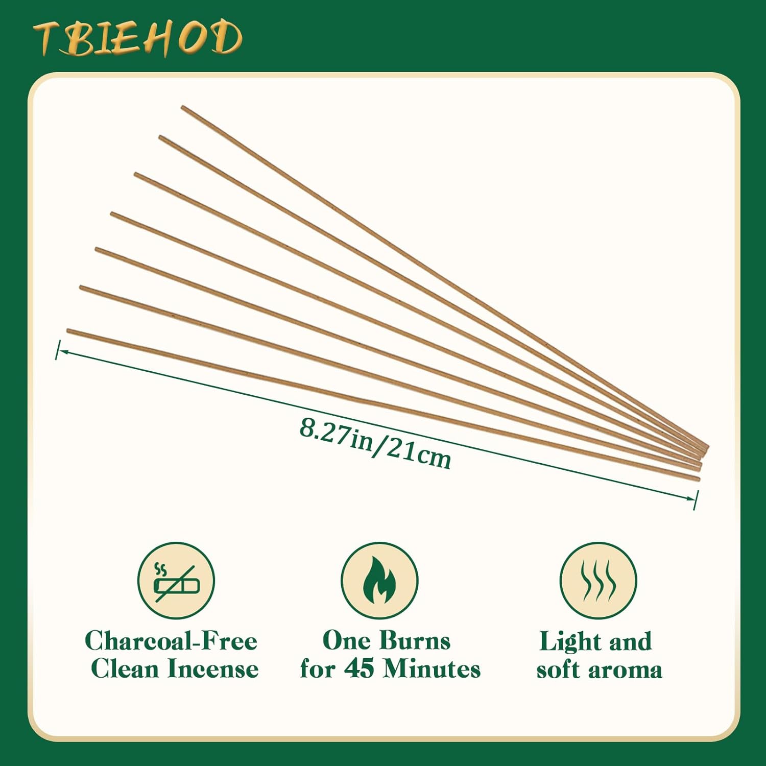 Organic Agarwood Incense Sticks Meditation Set - 60 Pieces with Holder