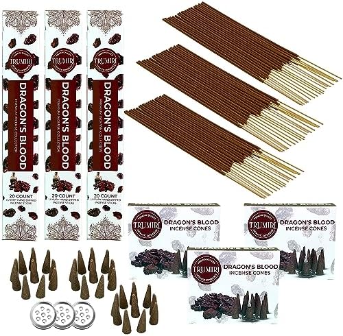 Dragons Blood Incense Sticks and Cones Combo Pack